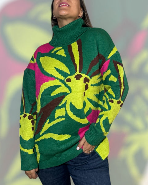 Sweater lana Lima verde