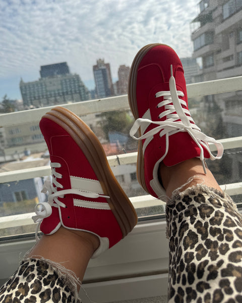 Zapatillas rojas