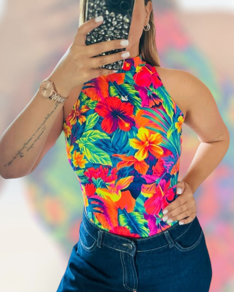 Body Aurora flores fluor