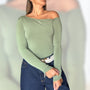 Body Efímero verde oliva