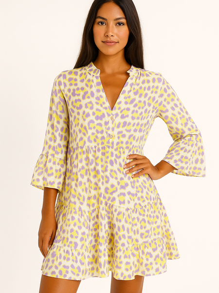 Vestido verano feliz amarillo