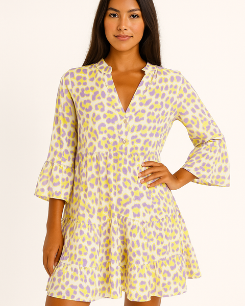 Vestido verano feliz amarillo