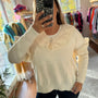 Sweater Min Blanco Invierno