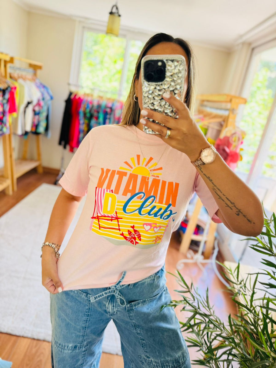 Polera Vitamin rosado