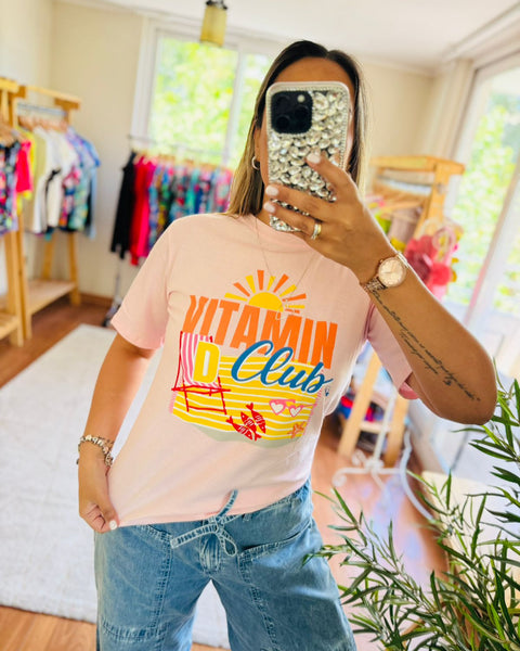 Polera Vitamin rosado