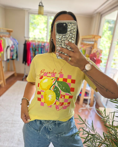 Polera Fruit amarillo