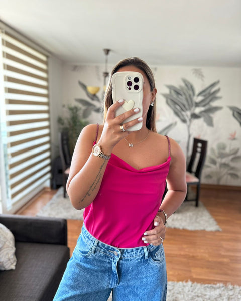 Polera Delicia fucsia