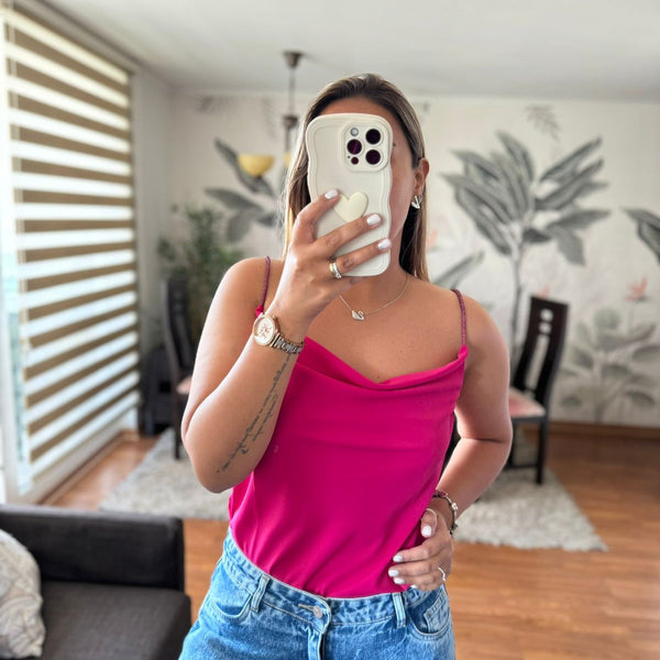 Polera Delicia fucsia