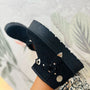Zapatos Alelí estilo ugg negro